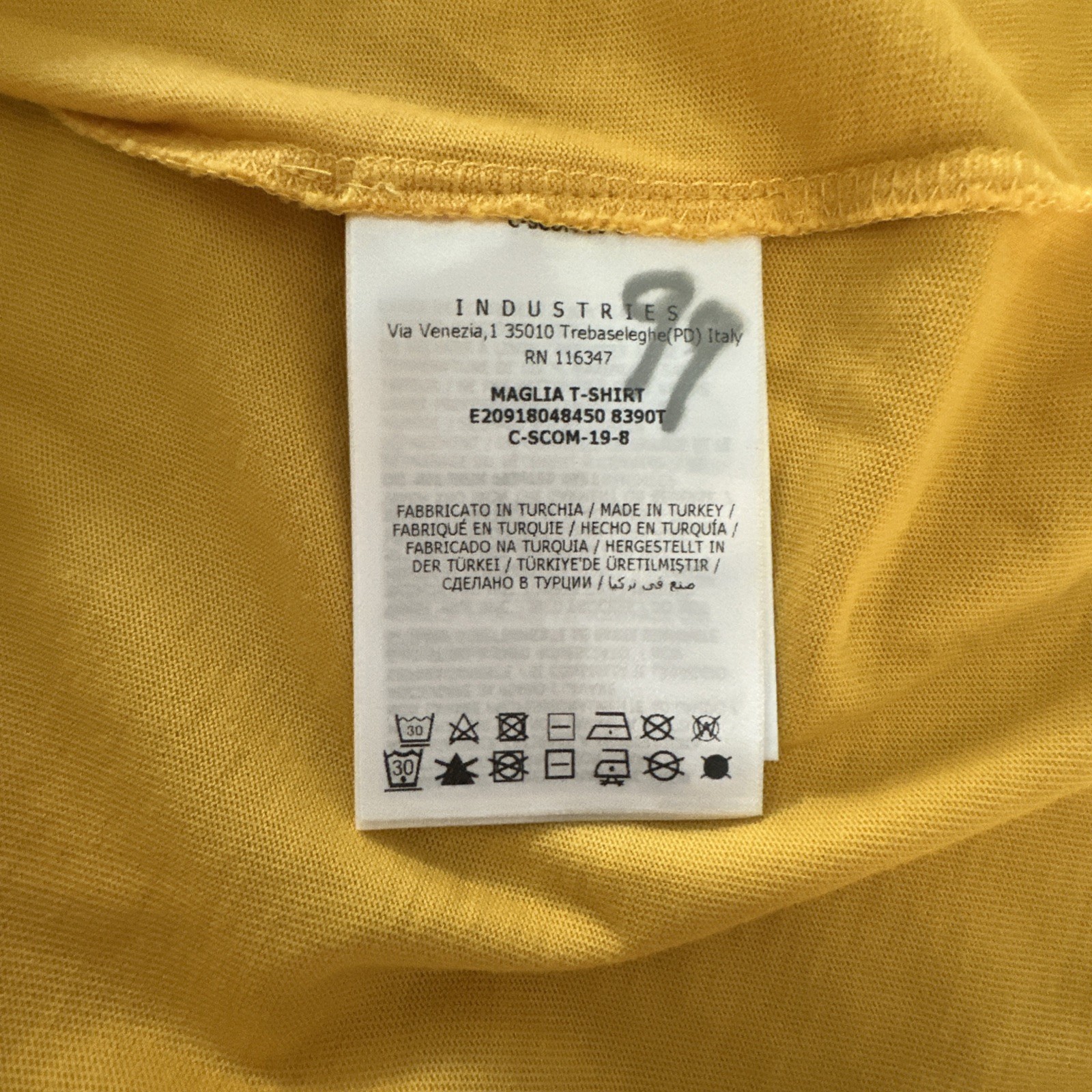 MONCLER Box Logo T-shirt In Open Red Size - XL gallery