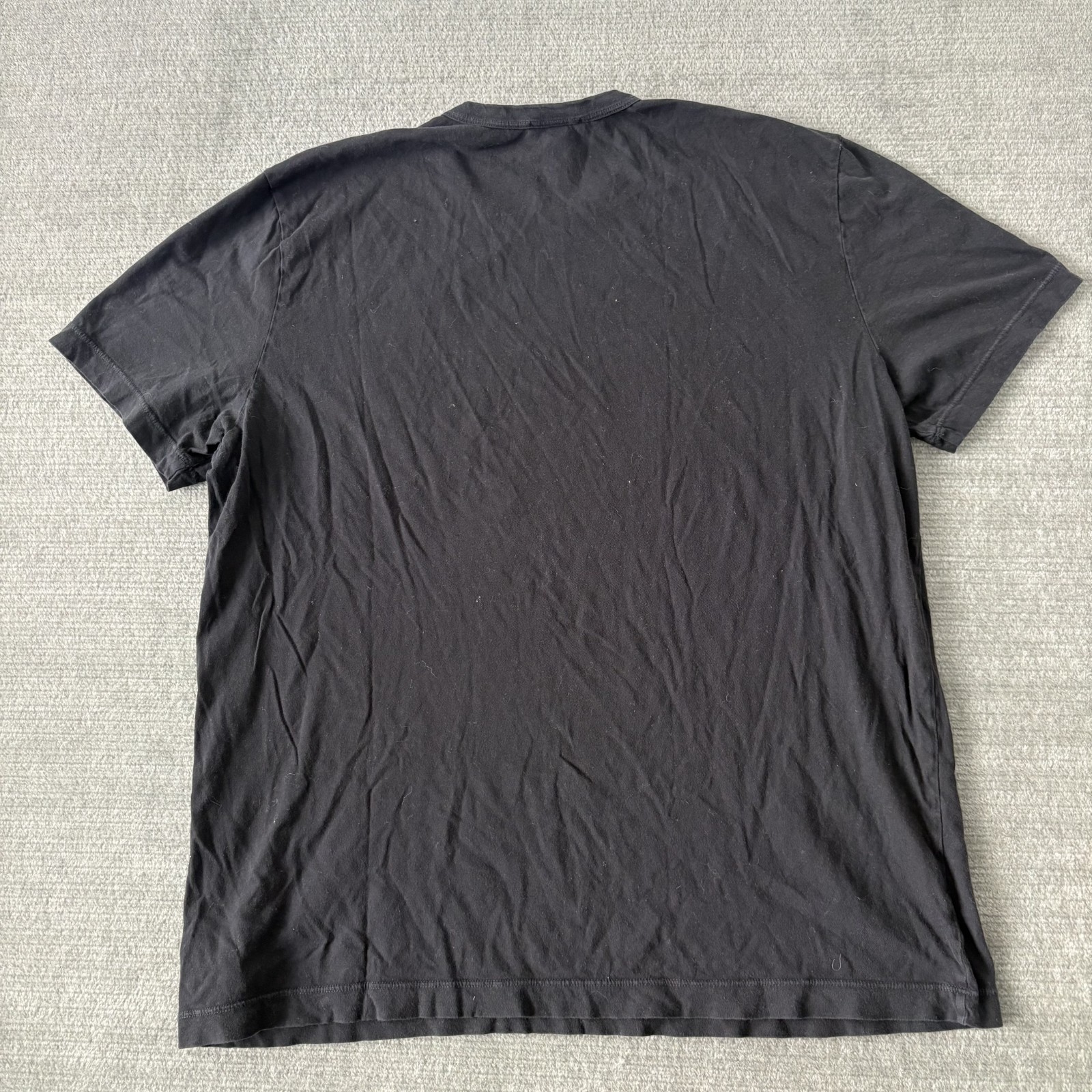 James Perse Mens T-Shirt Size 4 XL Black Short Sleeve Brushed Cotton Lotus Crew gallery