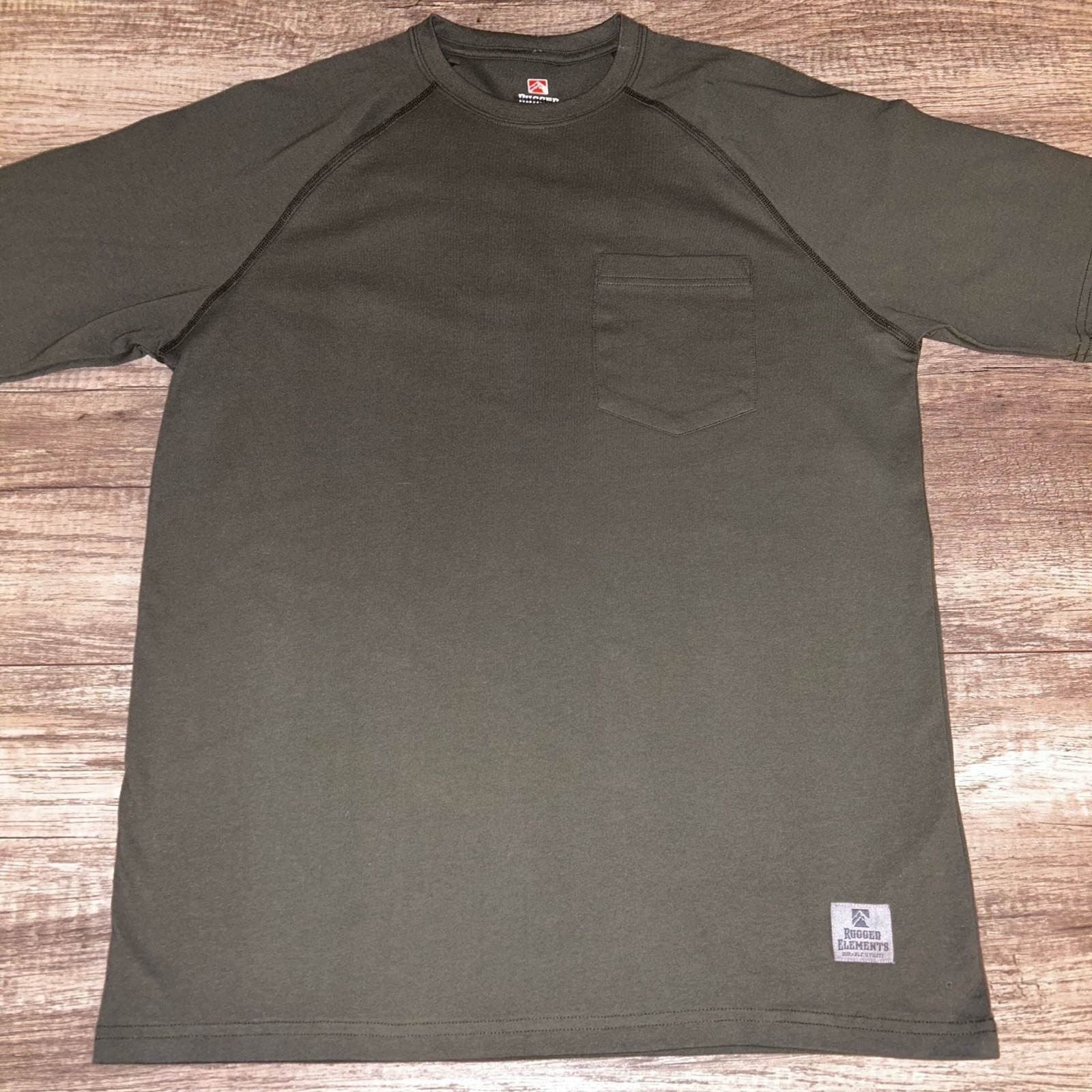 Rugged Elements Durable Utility Pocket T-Shirt Size Small A16