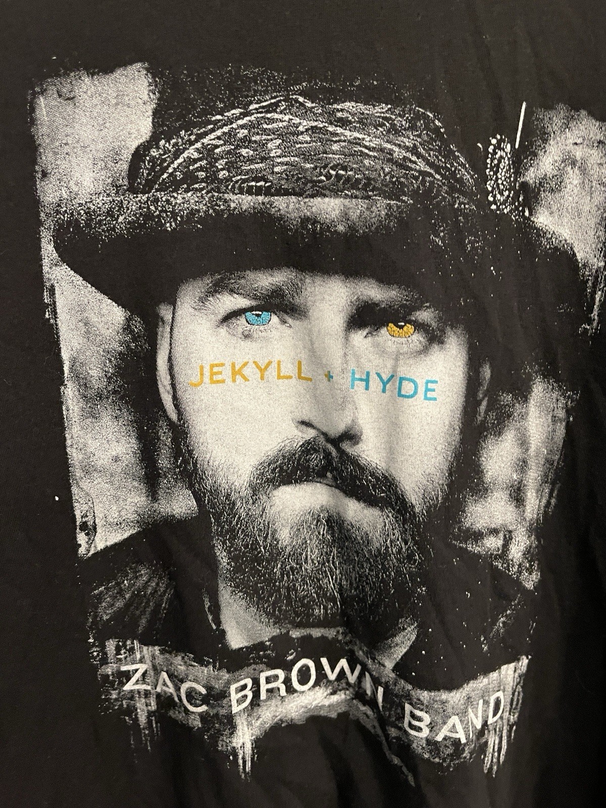 2015 Zack Brown Band Jekyll And Hyde Tour Tee Shirt Mens Size XL gallery