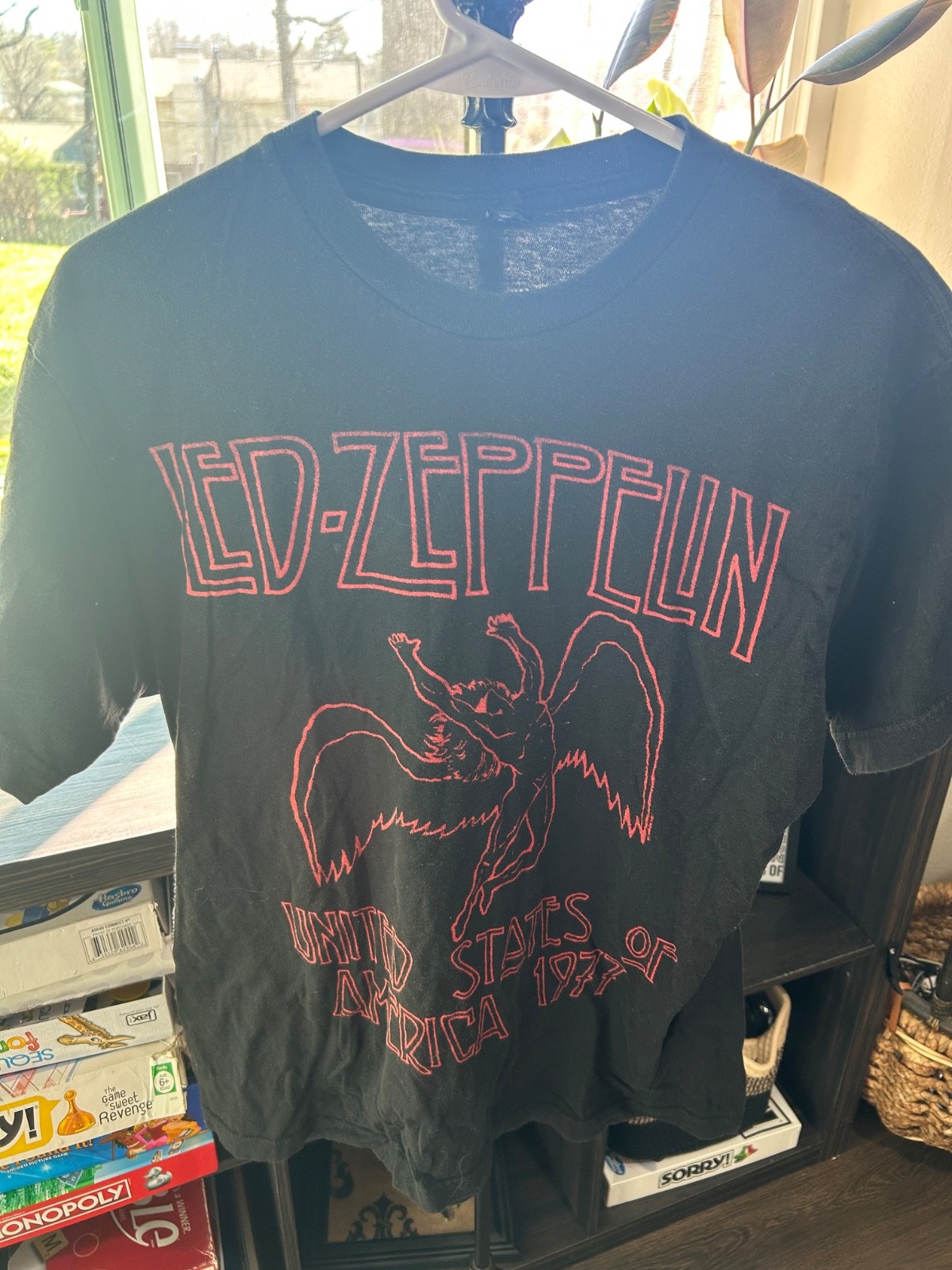 2007 Led Zeppelin T-Shirt Mens Large United States of America 1977 Tour The Core gallery