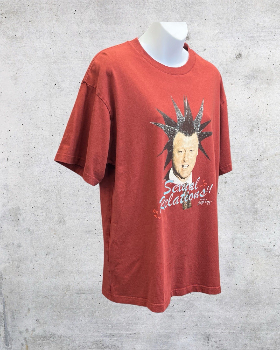 Golf Wang Clinton Sexual Relations Graphic T Shirt Red Large Tyler The Creator gallery
