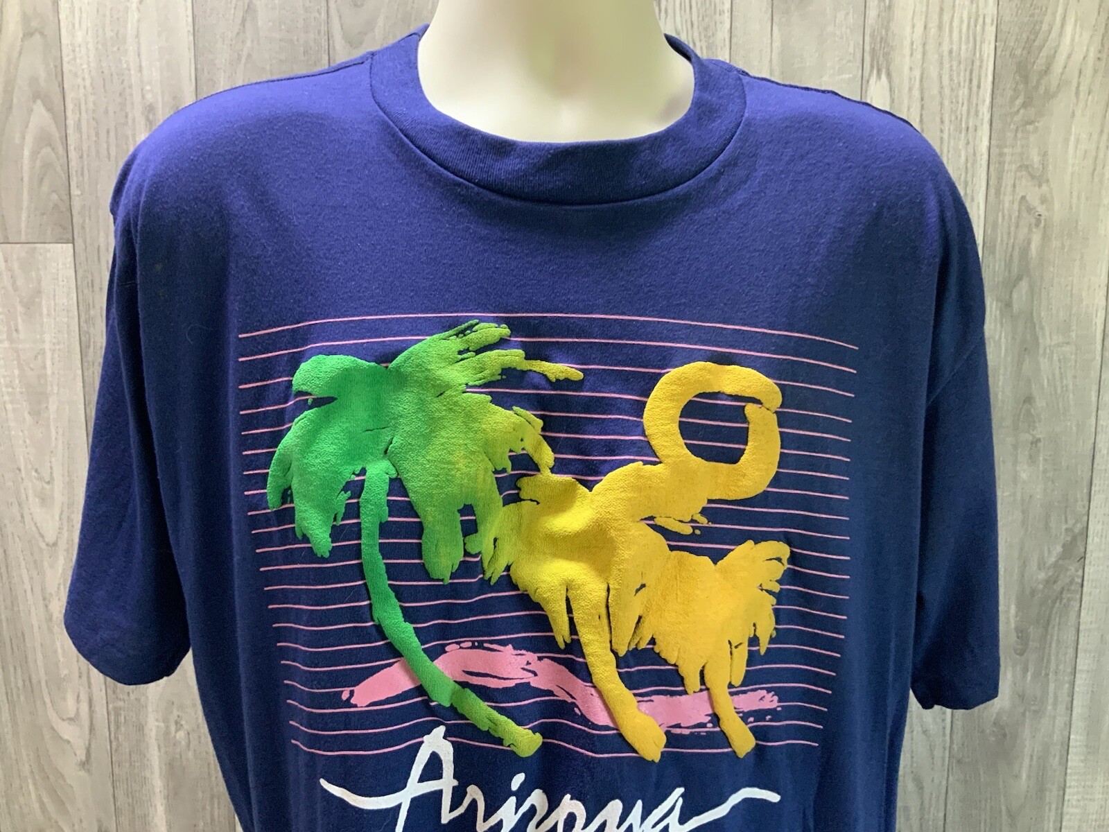 Arizona Single Stitch Shirt Blue XL Vtg gallery