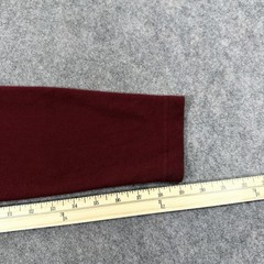 Covington Long Sleeve Pullover Ribbed Knit V-Neck Shirt Fits Men’s Sz Large Red