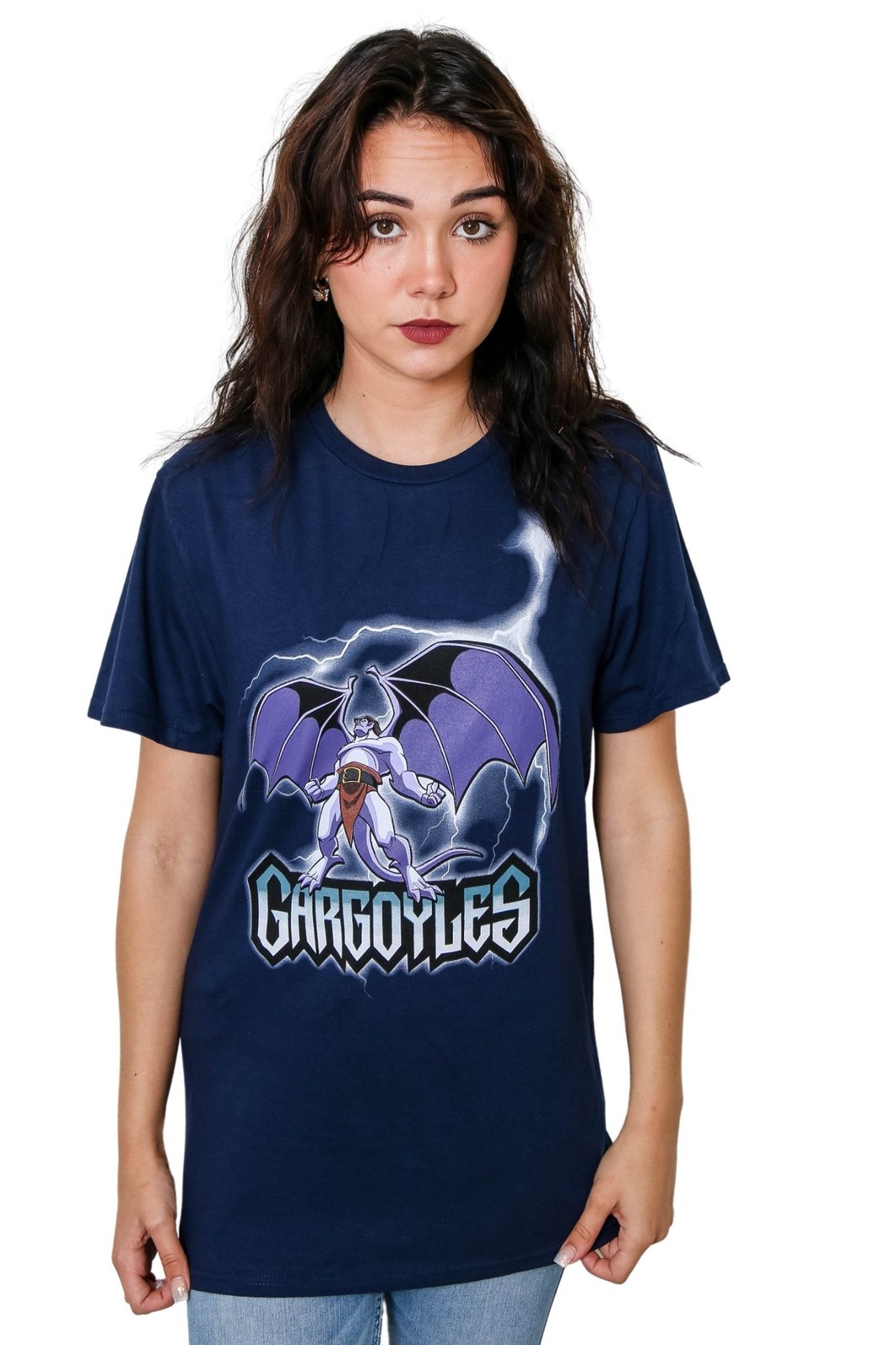 Gargoyles Goliath Thunder Disney 90's Retro Cartoon Adult T-Shirt gallery