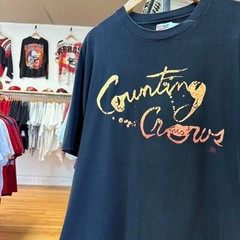 Vintage 90s Counting Crows Music Band Concert T-Shirt AN49645