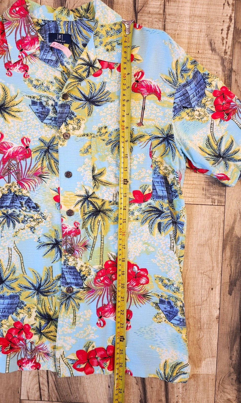 Men's Hawaiian Button Up Shirt, Small, great shape. Combine Shipping gallery