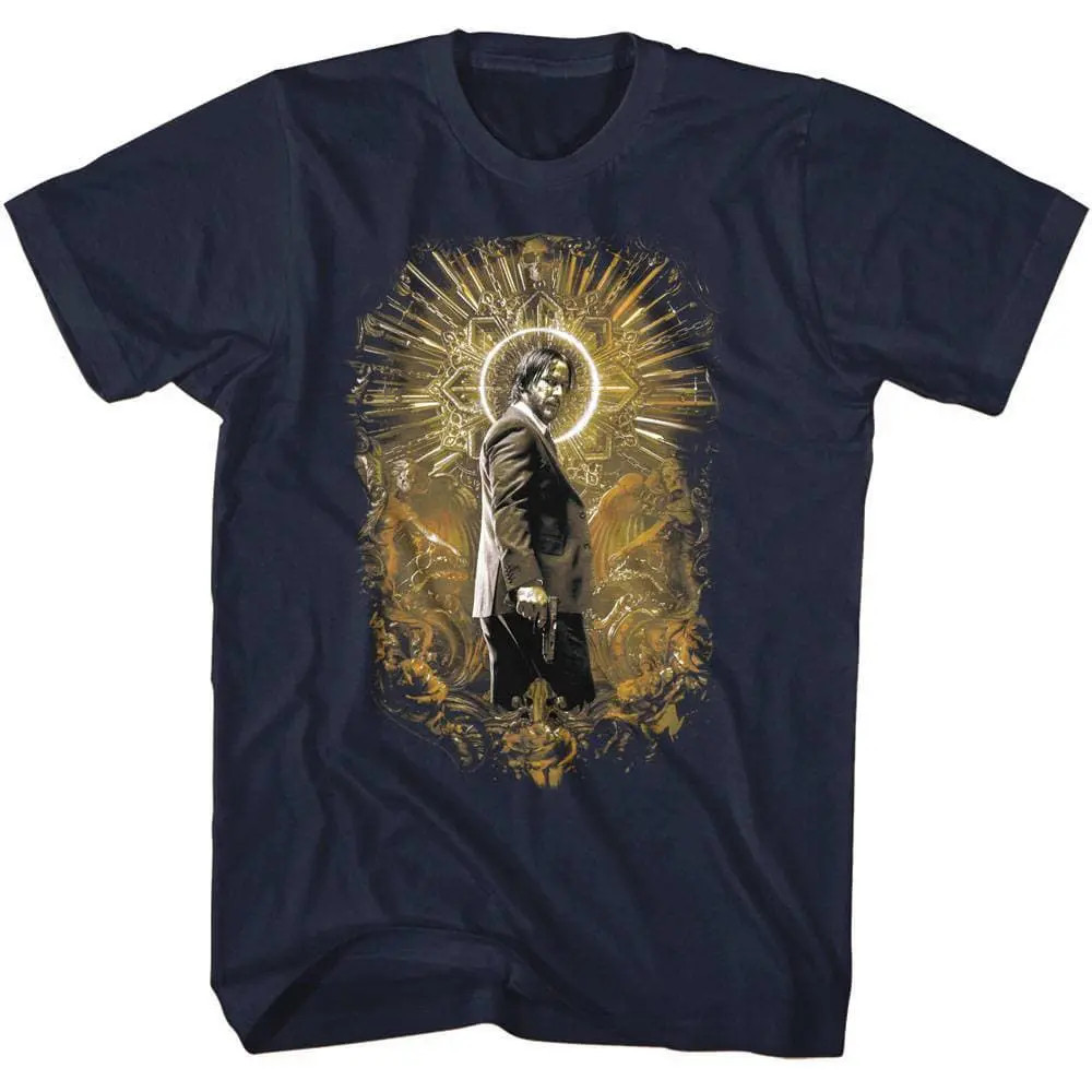 John Wick Antique Gold Halo Men's T Shirt gallery