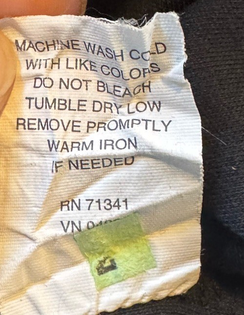 L.L.Bean Mens Small Mock Neck Shirt Black 100% Cotton Long Sleeve gallery
