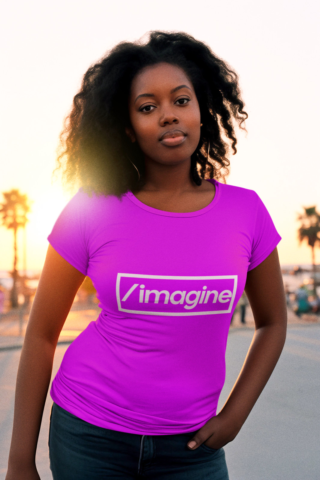 Imagine Unisex Jersey Short Sleeve Tee - For those who love to create gallery