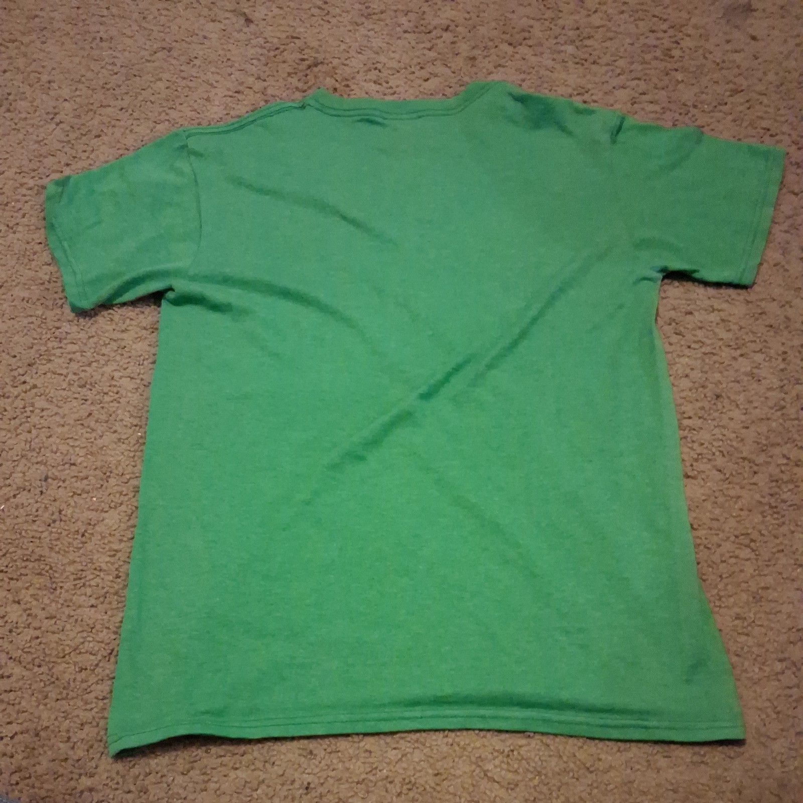 Smokey Says Keep It Green Shirt Mens medium Green Graphic Pull-on Vintage Feel gallery