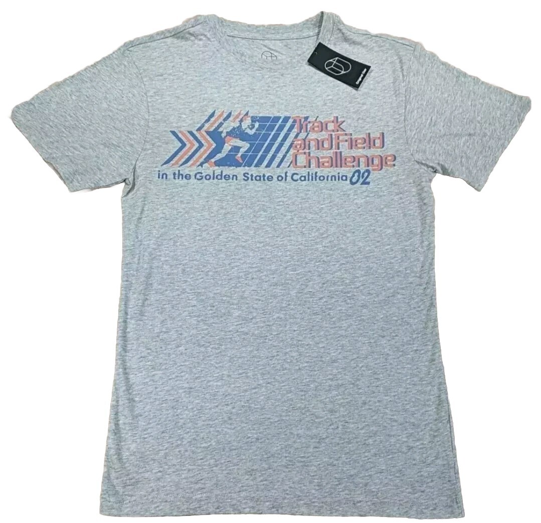 🐻 ORIGINAL USE Men’sT- Shirt size S Gray Crew Neck Short Sleeve Graphic NWT