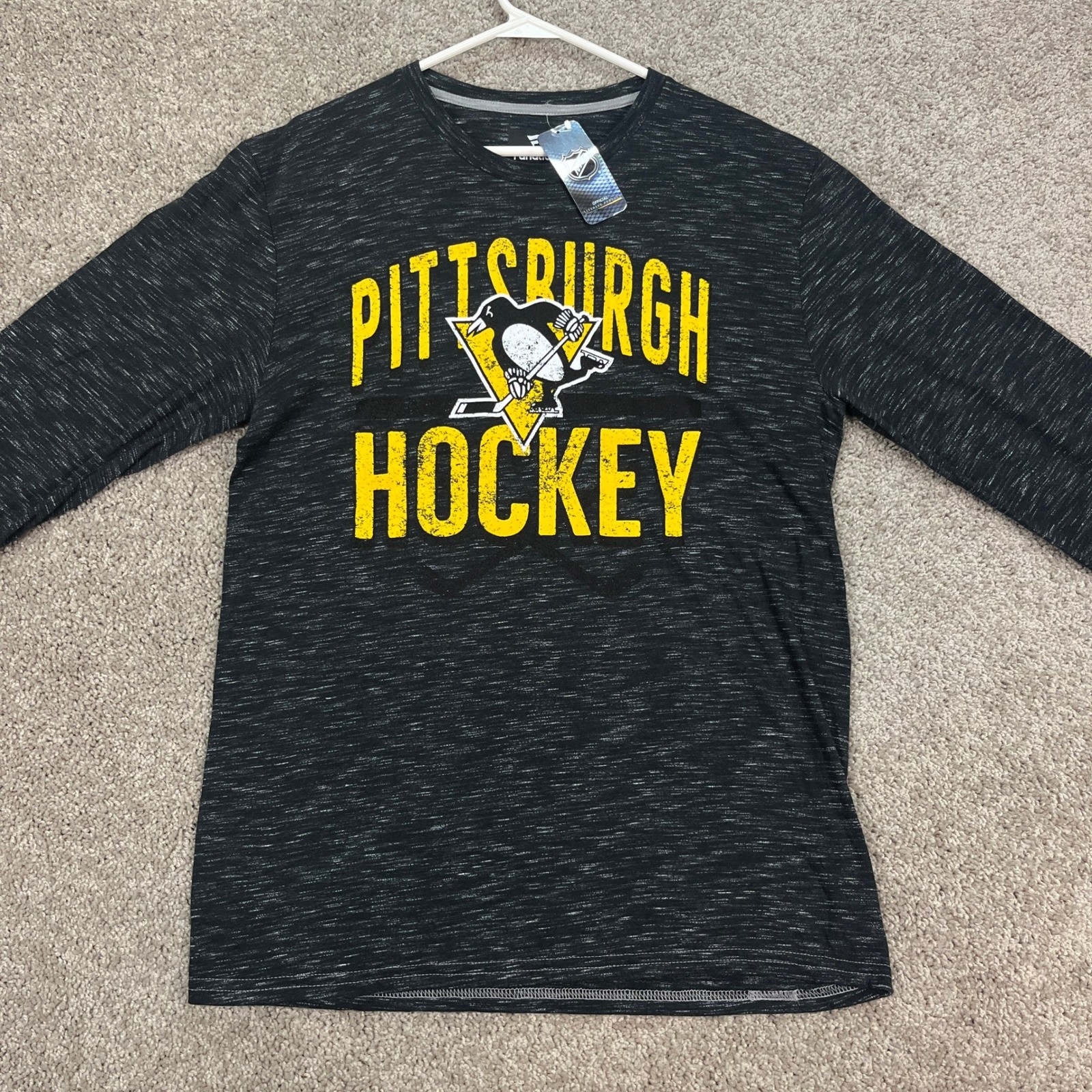 Pittsburgh Penguins Hockey NHL Mens T Shirt Fanatics Black Medium NEW gallery