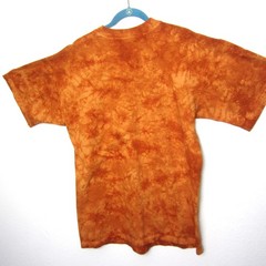 VTG 90s Churinga Australia Tie Dye Dreaming Animals Native L Indigenous Orange