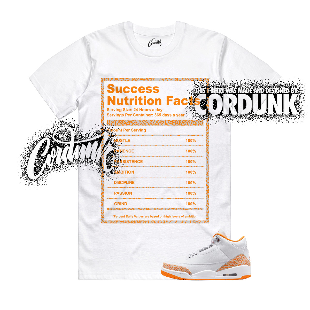 3 Orange Citrus White Cement Grey Multi Color 11 T Shirt Match SUCC gallery
