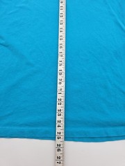 Express Jersey T-Shirt Men Medium V-Neck Blue Solid.#43665