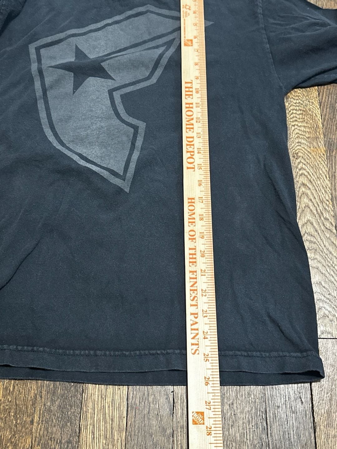 VINTAGE Famous Stars & Straps Center Logo Punk Faded Black LongSleeve 90s Grunge gallery
