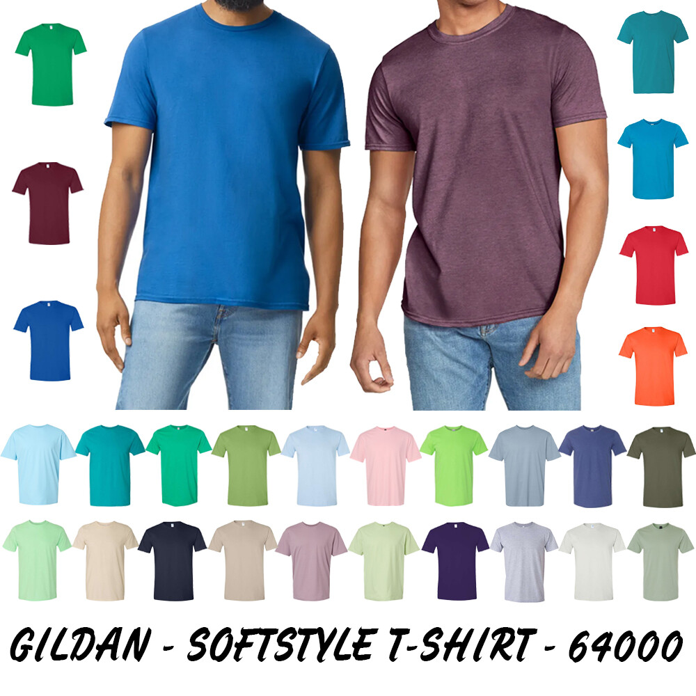 Gildan - Softstyle T-Shirt - 64000 Basic Unisex Classic Fit T-Shirt gallery