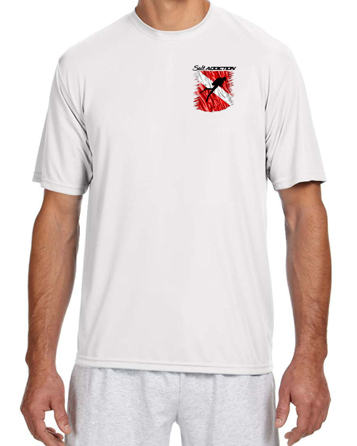 Salt Addiction t Shirt Short Sleeve MicroFiber dive flag diving scuba 30 gallery