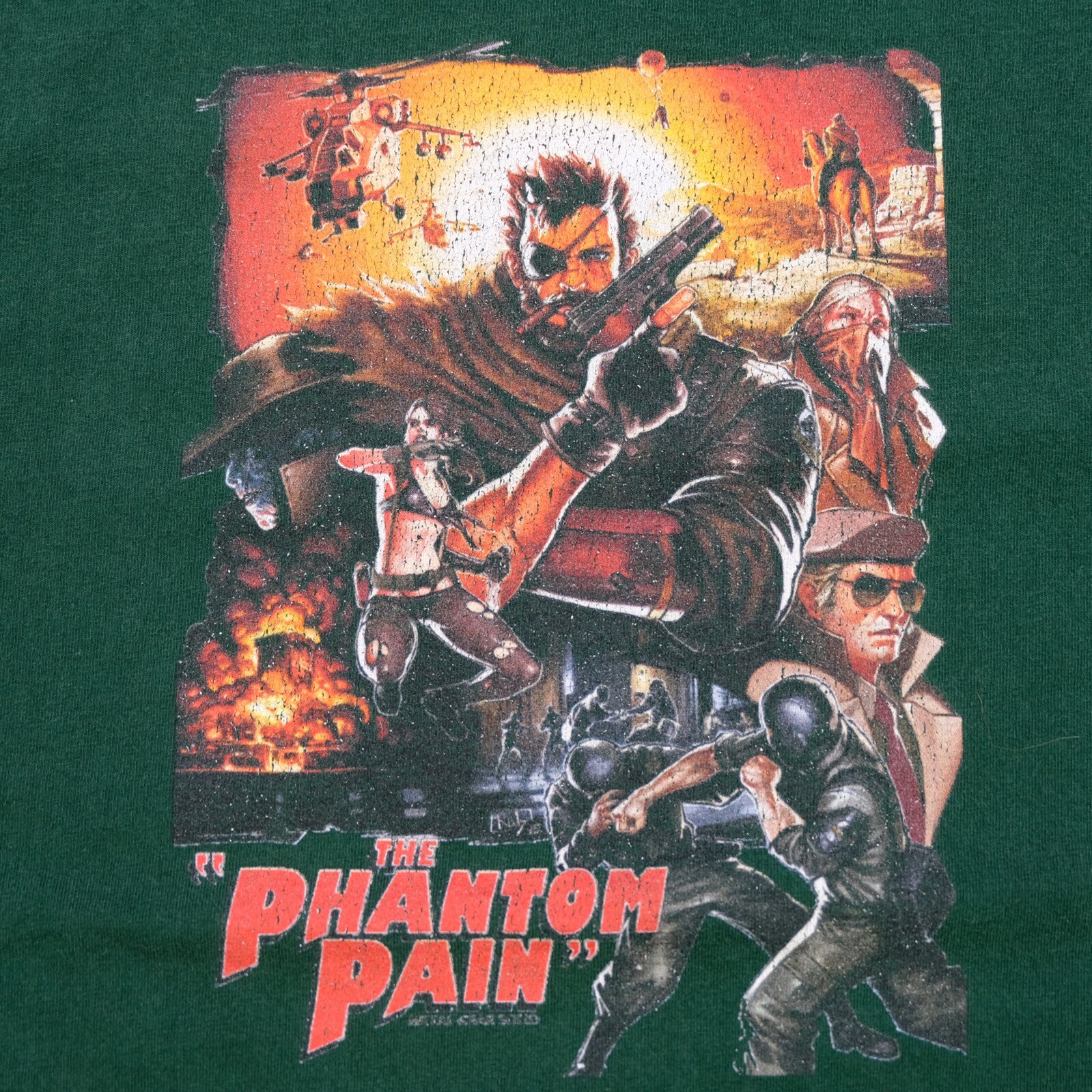 Rare Vintage Metal Gear Solid The Phantom Pain 2015 T Shirt 2010s Video Game 2XL gallery