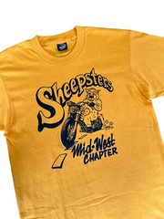 Vintage Sheepsters Biker Motorcycle Tee Size L Harley Hog 90s Moto Screen Stars