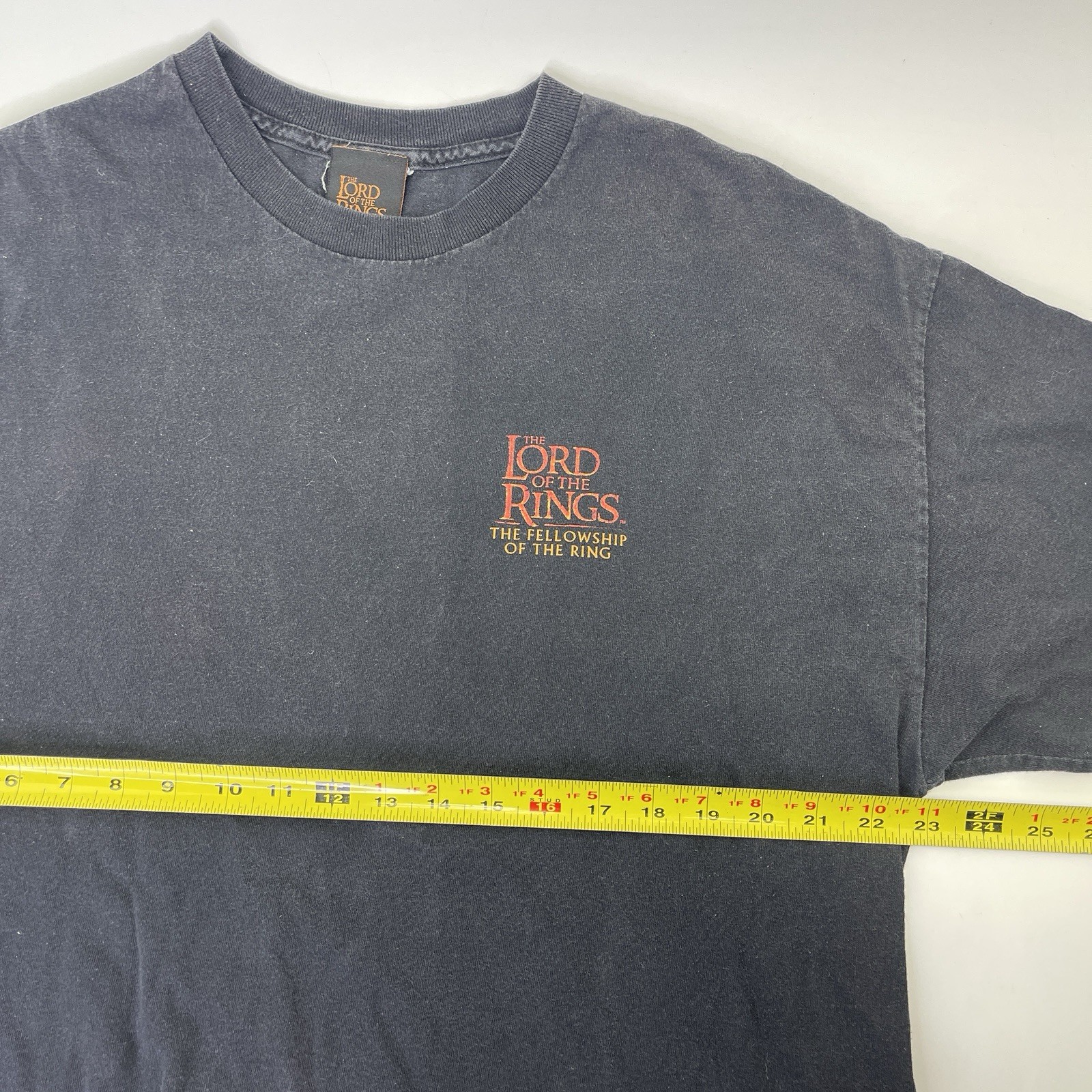 Vintage Lord Of The Rings The Fellowship Of The Ring T-Shirt Men's XL 2001 Y2K gallery