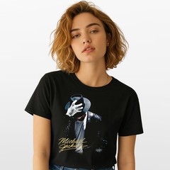 Michael Jackson 80s Thriller Crew Neck T-Shirt Unisex Tee