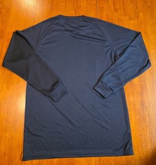 Blue Star Men’s XXL Navy Blue 100% Polyester Long Sleeve Performance T-Shirt