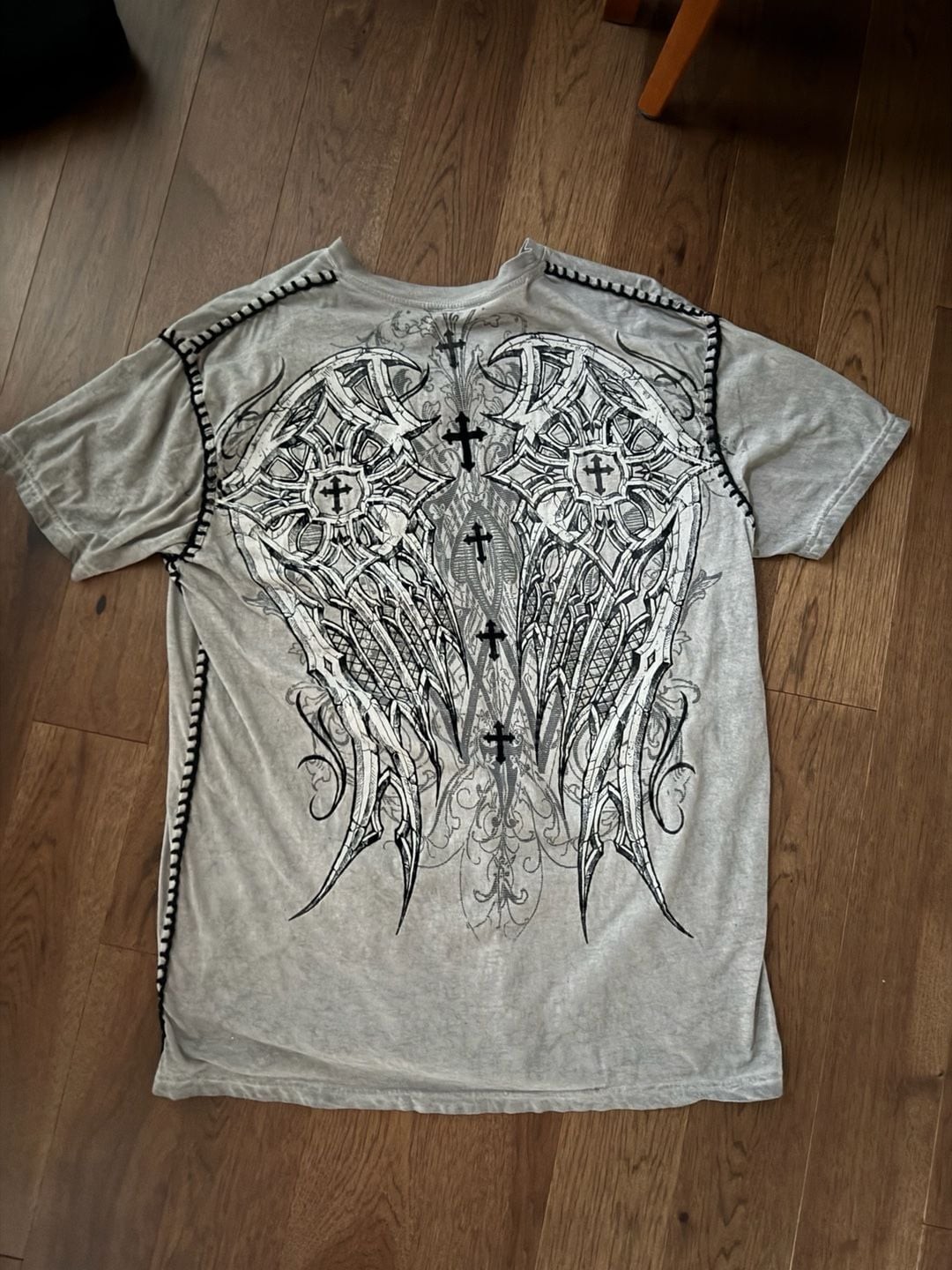Affliction x Raw State Tee with Contrast Stitching