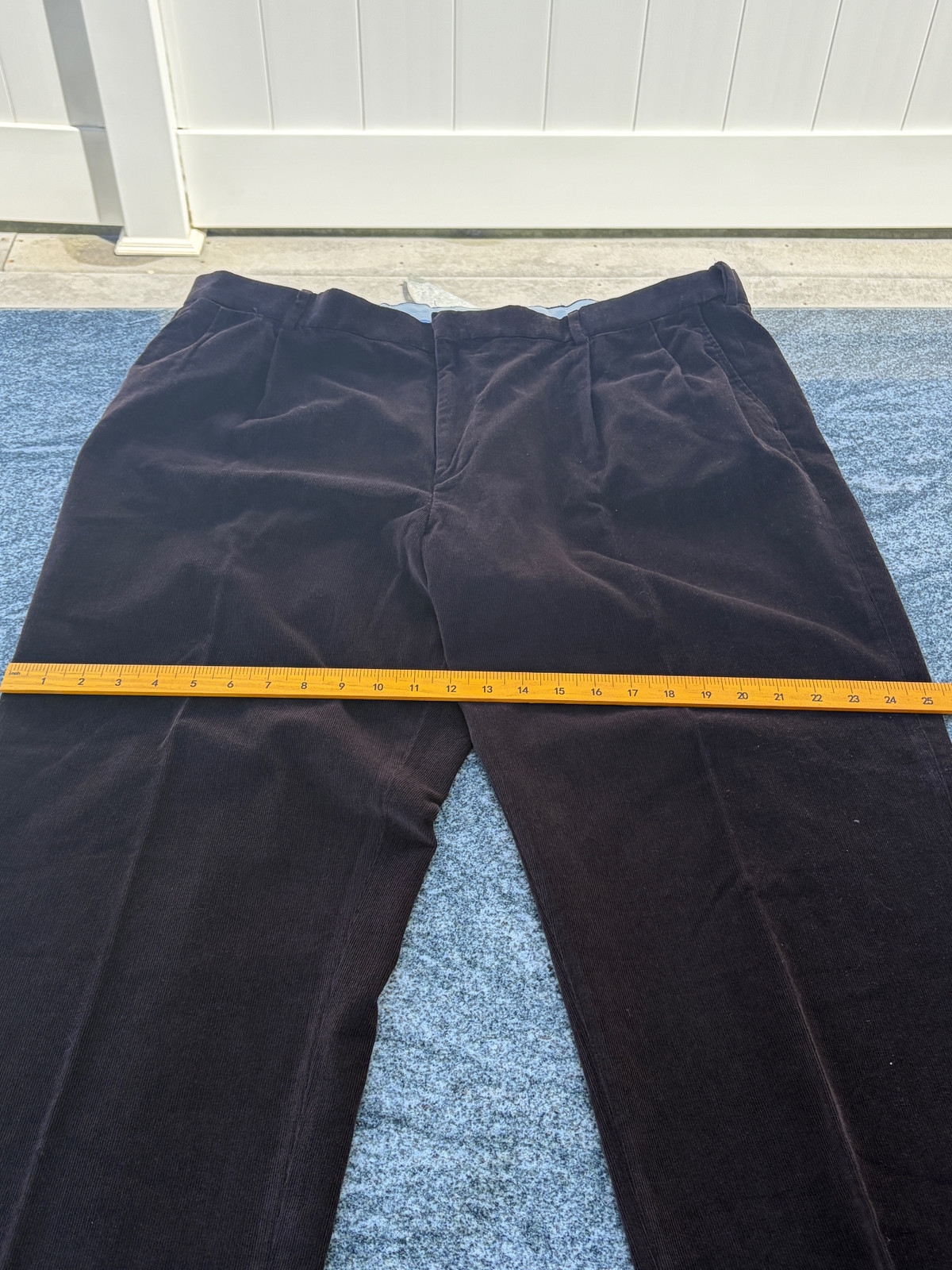 1980s Vintage Black Velvet Ankle Trousers Unisex Yuppie Style Medium gallery