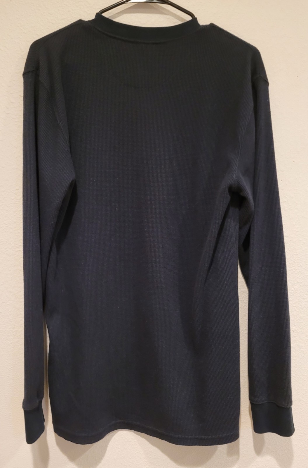 Skechers Work Men's Small Black Henley Shirt. Long Length. gallery
