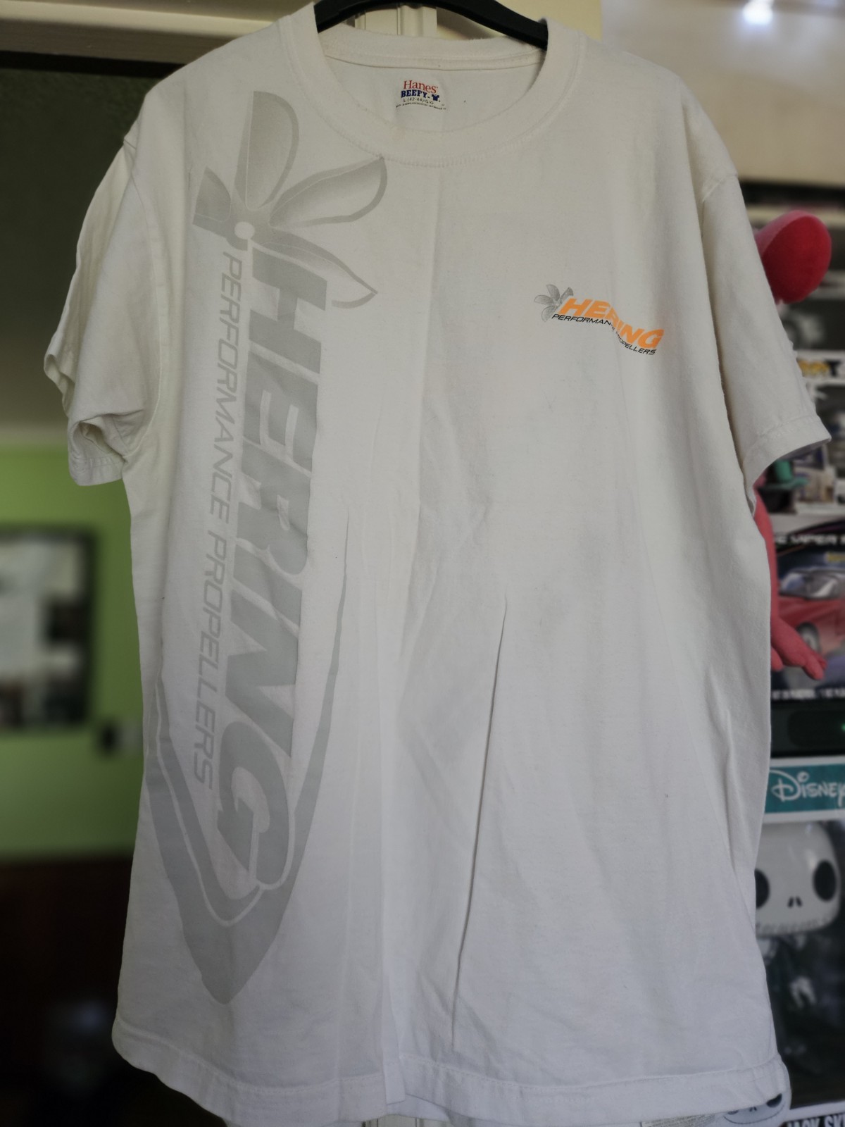 Hanes Beefy Hering Performance Propellers T Shirt Sports Fishing Large 42-44 gallery