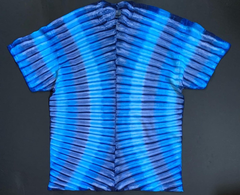 *New* 2XL – Sm Handmade Tie Dye, Bender Blue, Crew or V-Neck