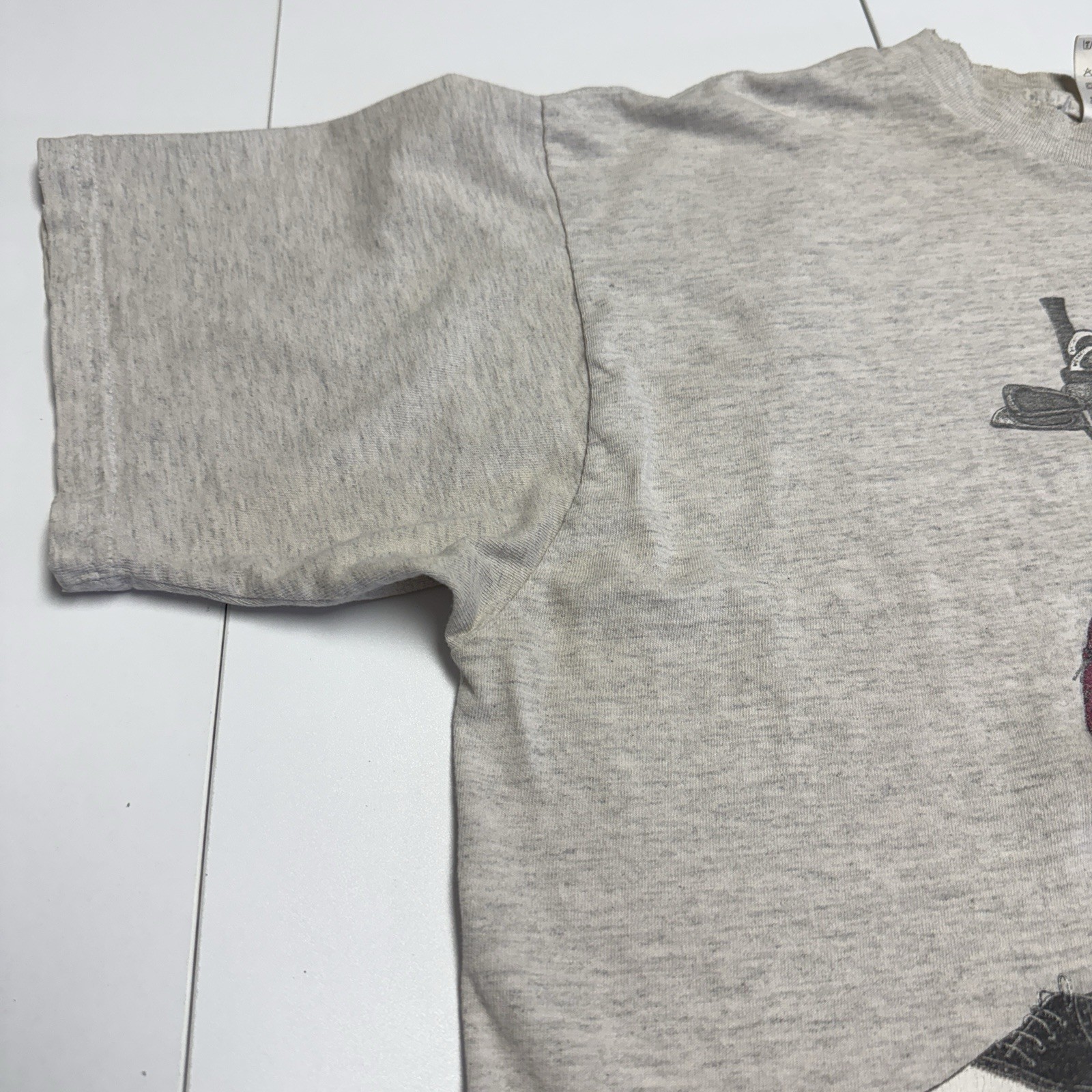 Vintage 90s Tultex Golf Shirt XL Grey Have You Hugged Your Clubs Today Tee gallery