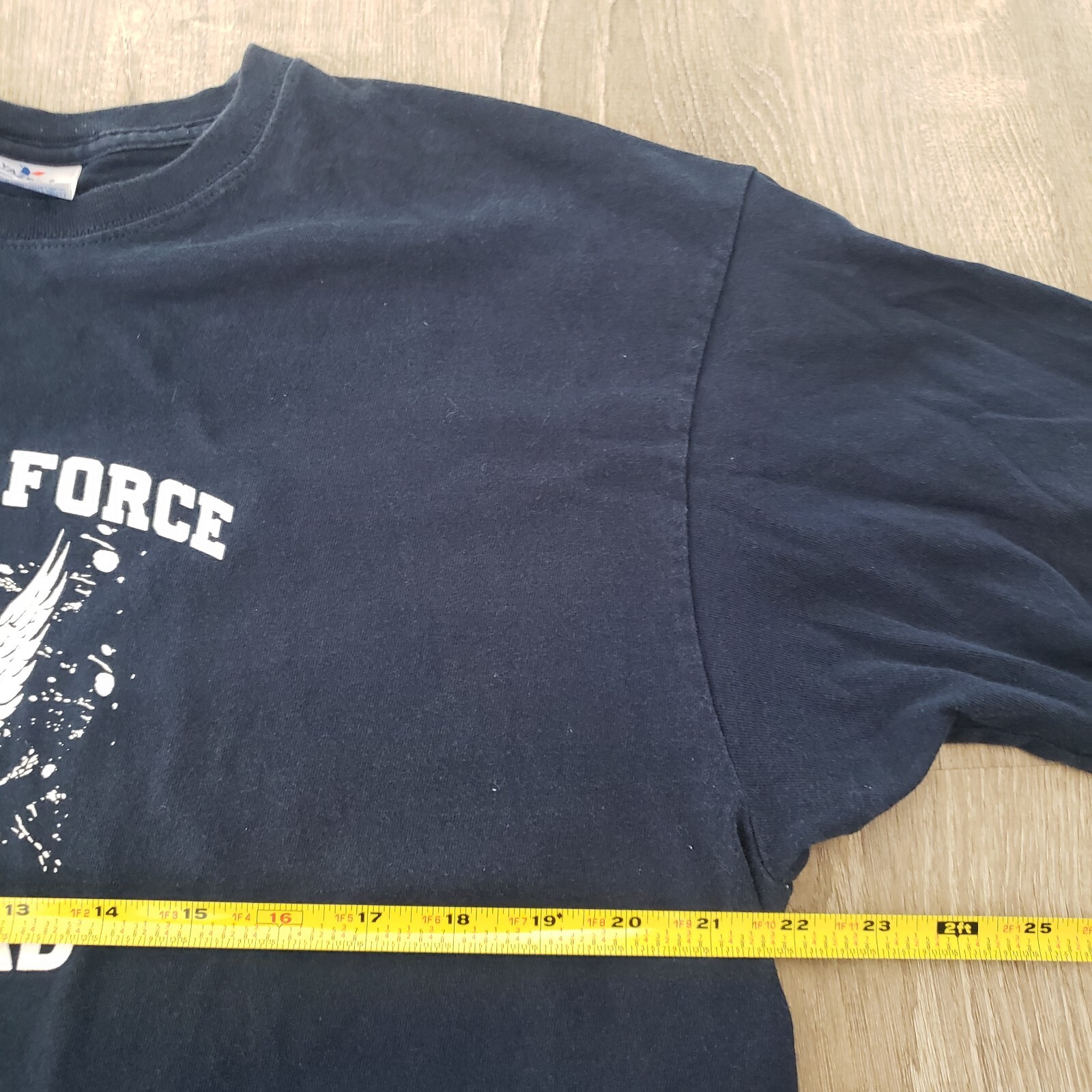Vintage Y2K US Air Force Proud Dad Yazbek Tag Graphic Short Sleeve Shirt Size XL gallery