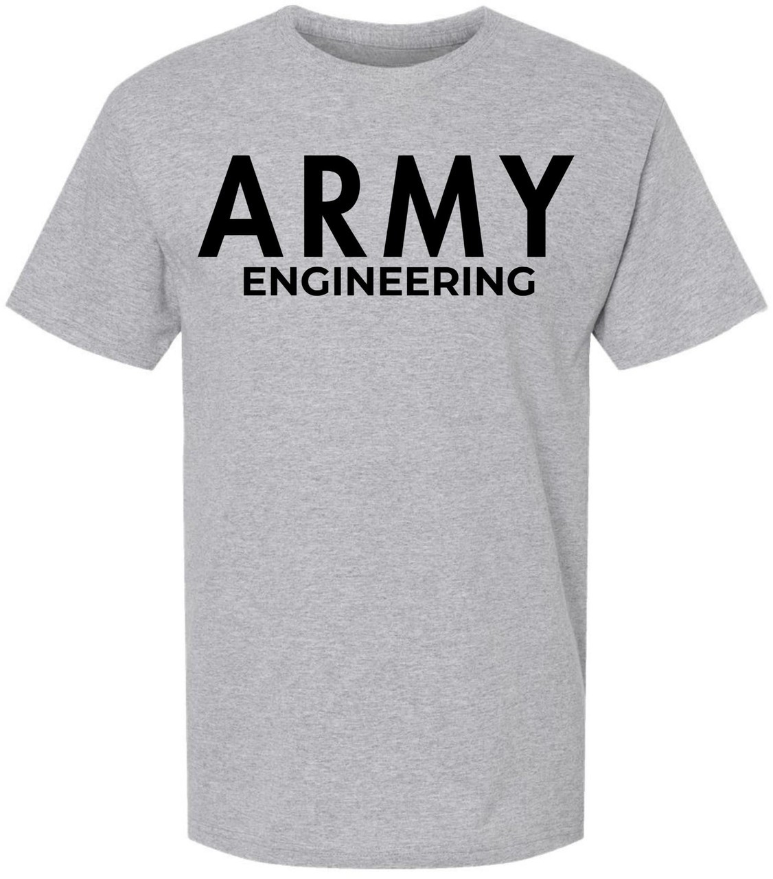 Army Engineering T-Shirt US Engineer Corps Graphic Short Sleeve Tee