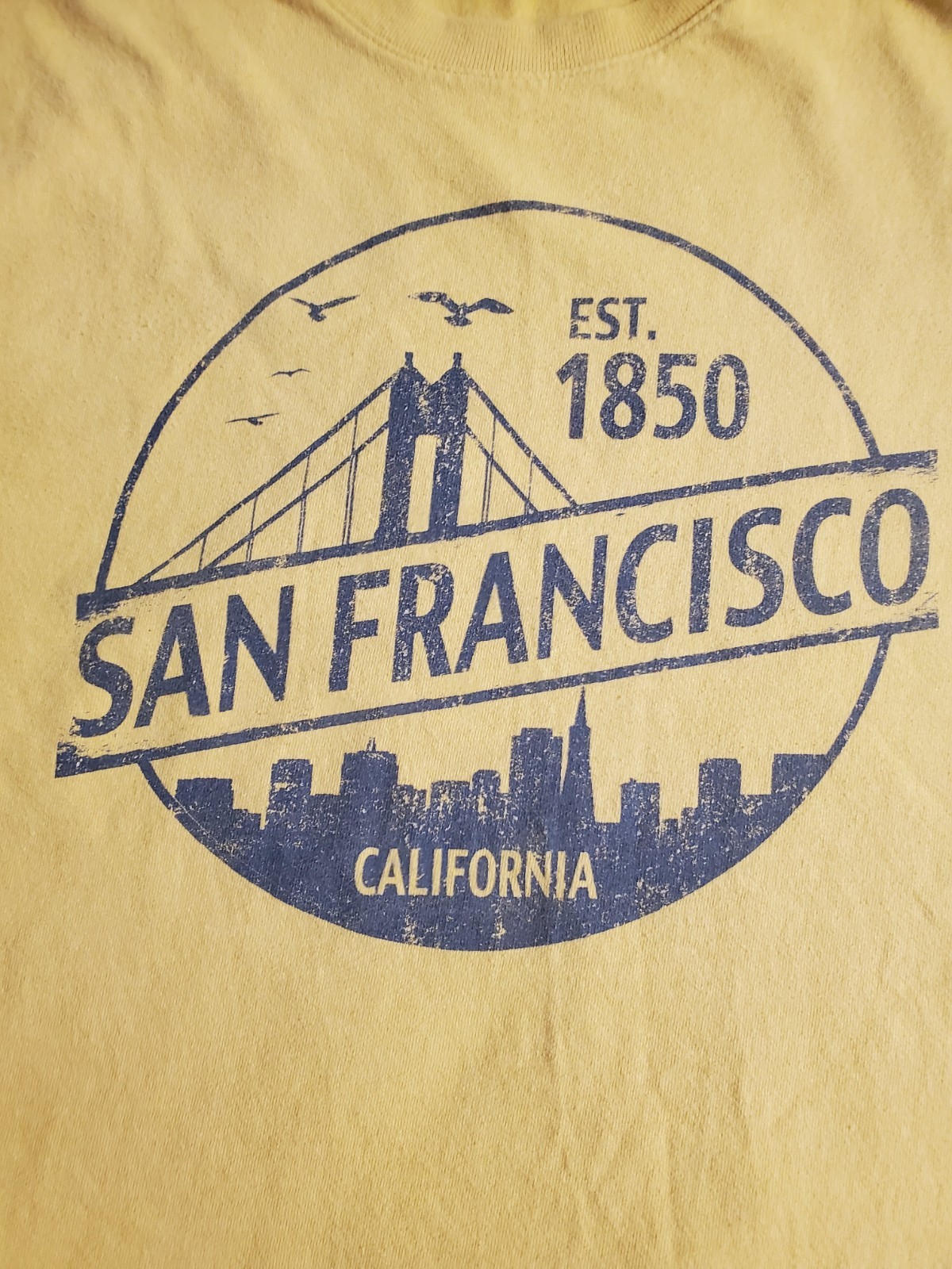 Port and company San Francisco California Men's Large Short Sleeve T-Shirt. 1850 gallery