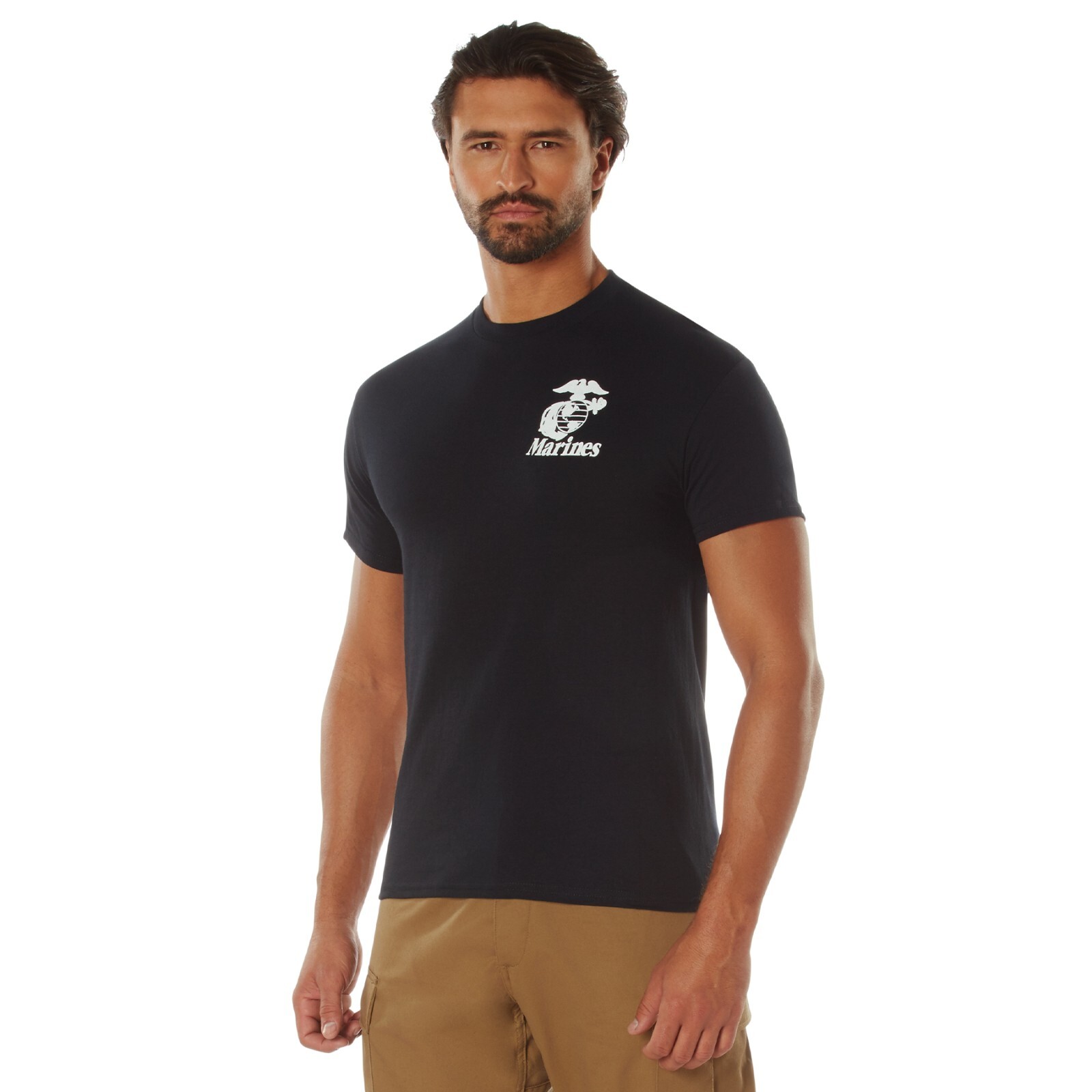 Black USMC Marines T-Shirt 'Pain Is Weakness' Mens Tee Shirt gallery