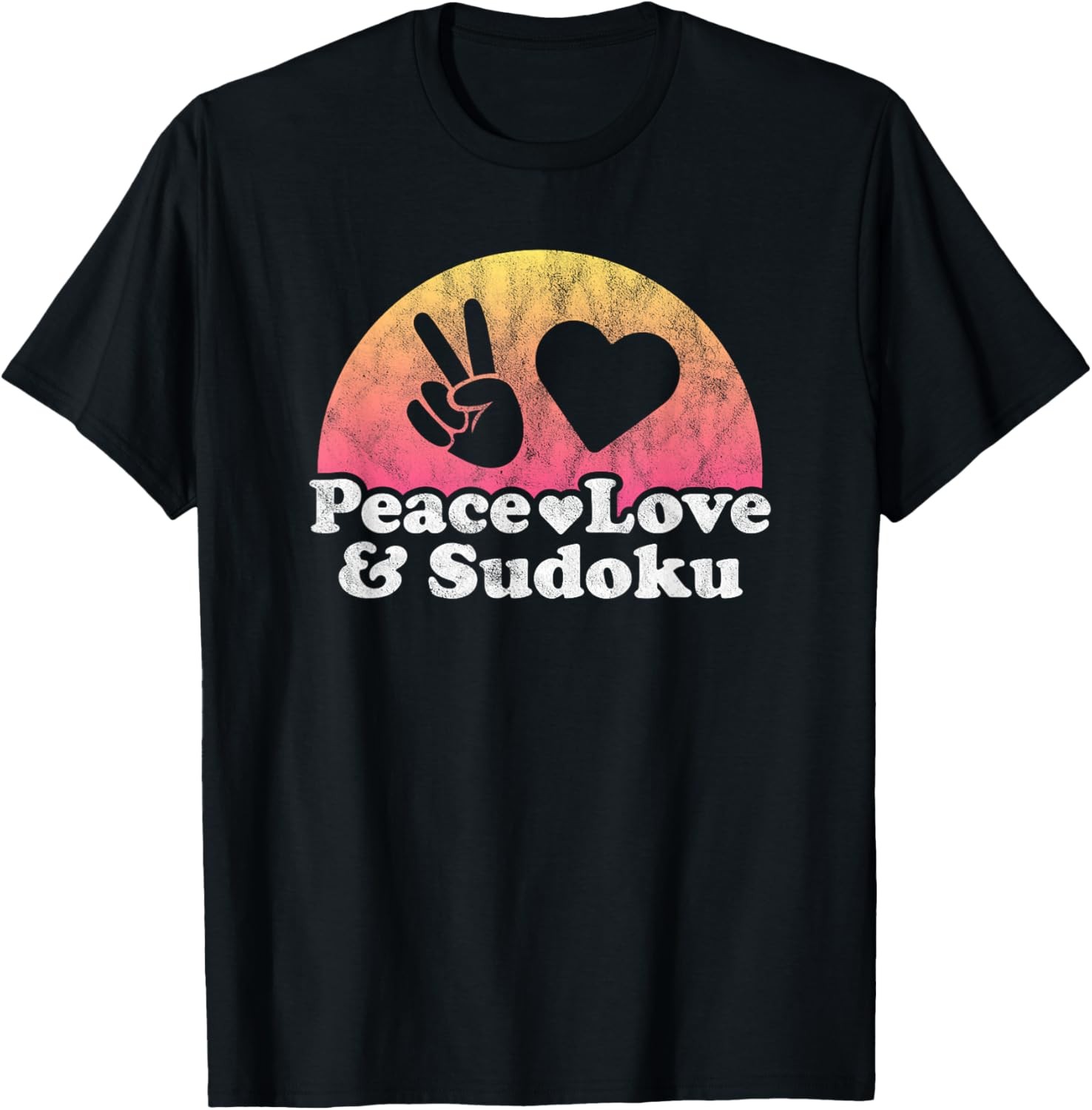 Peace Love and Sudoku T-Shirt