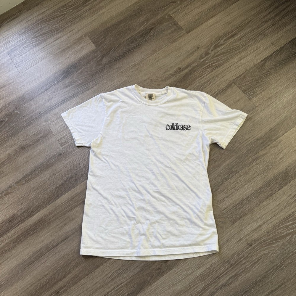 Coldkase Chrome Tshirt Size Medium White Short Sleeve