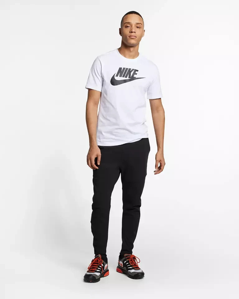 Nike Men's Sportswear Futura Icon Logo T-Shirt, White Large BNWT gallery