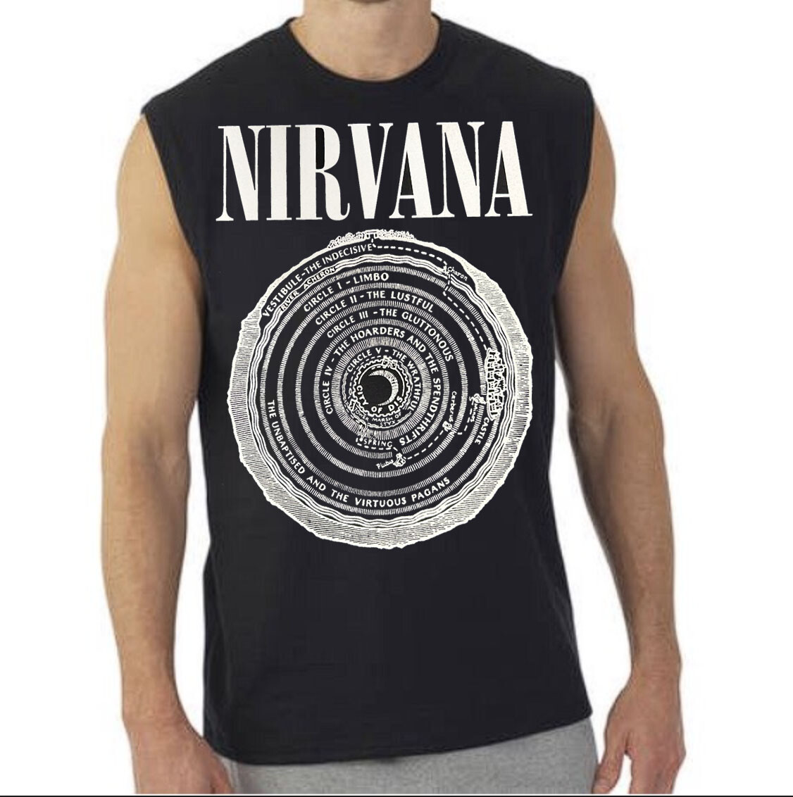 Nirvana Circle N Rock BAND MUSCLE SHIRT (Multiple Variations) gallery