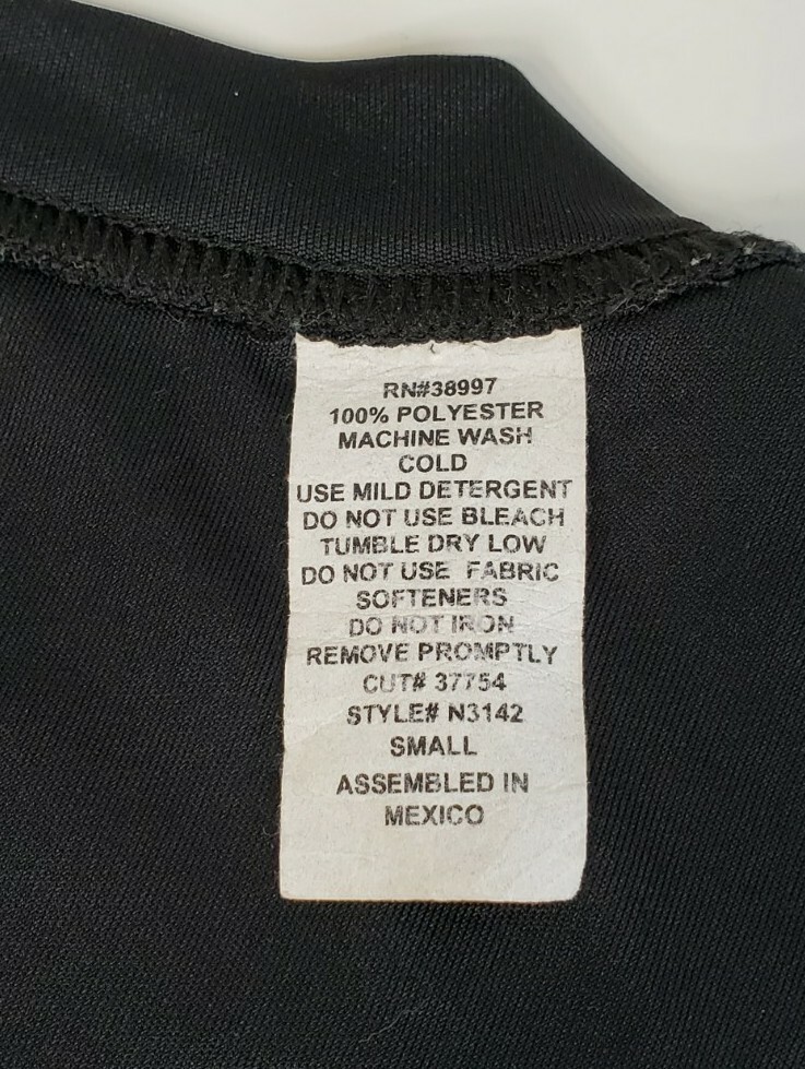 A4 Beach Laminated Moisture Wicking T-Shirt Men's Small Black Style N3142 gallery