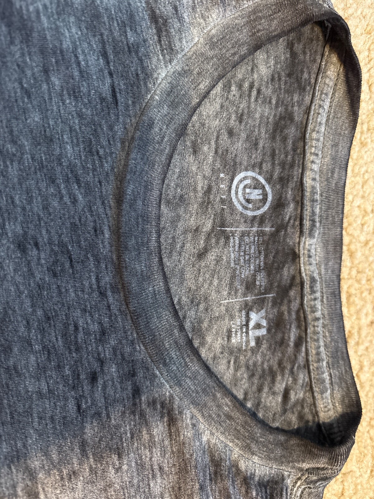 NEFF Men's Simple Graphic Logo Short Sleeve T-Shirt Gray X-Large NWOT gallery