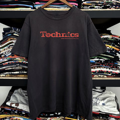 Technics 1210 Logo T-Shirt DJ Turntable Vinyl Deck Retro Music Tee S-5XL