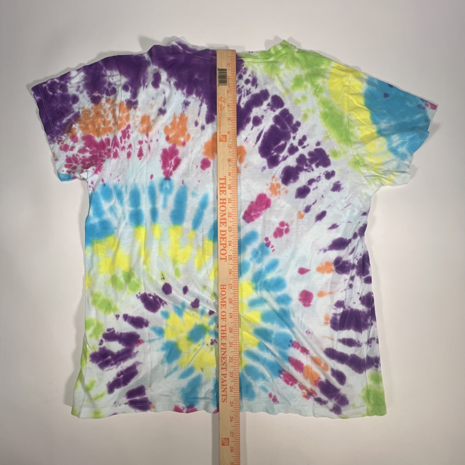 Herman Homme Pierced Lip Soft T-shirt Tie Dye XL Crew Neck Total Tiedye Pattern gallery