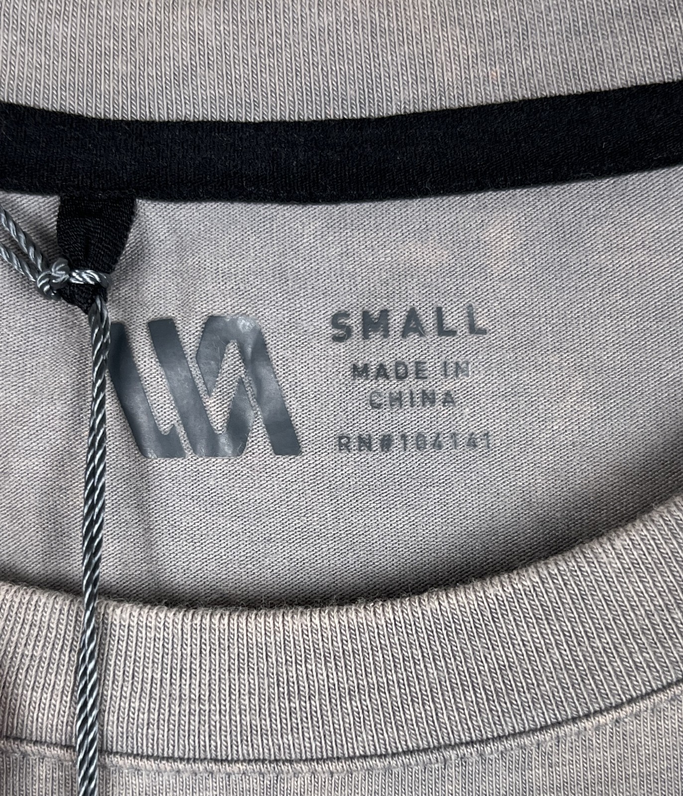VRST Mens Pocket Tee Wash Four Way Stretch Gray size Small gallery