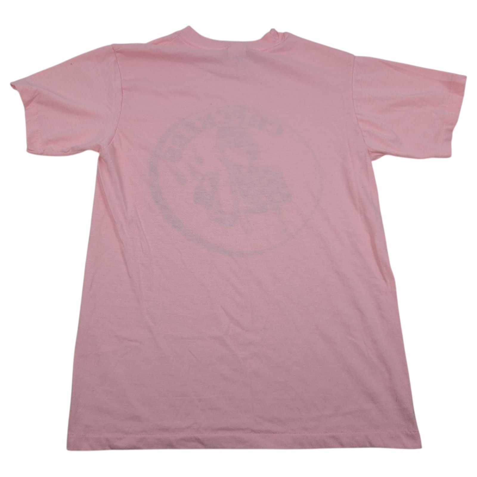 Vtg 80s Checkers Saxophone Pink Shirt Size M single stitch USA gallery