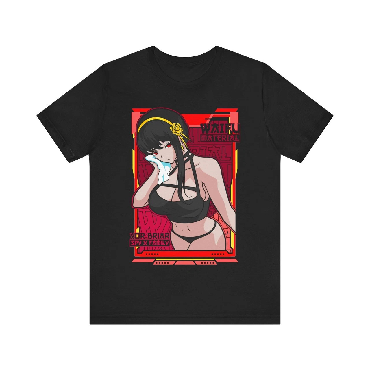 Anime SpyxFamily Yor Forger Waifu T Shirt Size S - 5XL Gift For Friends gallery
