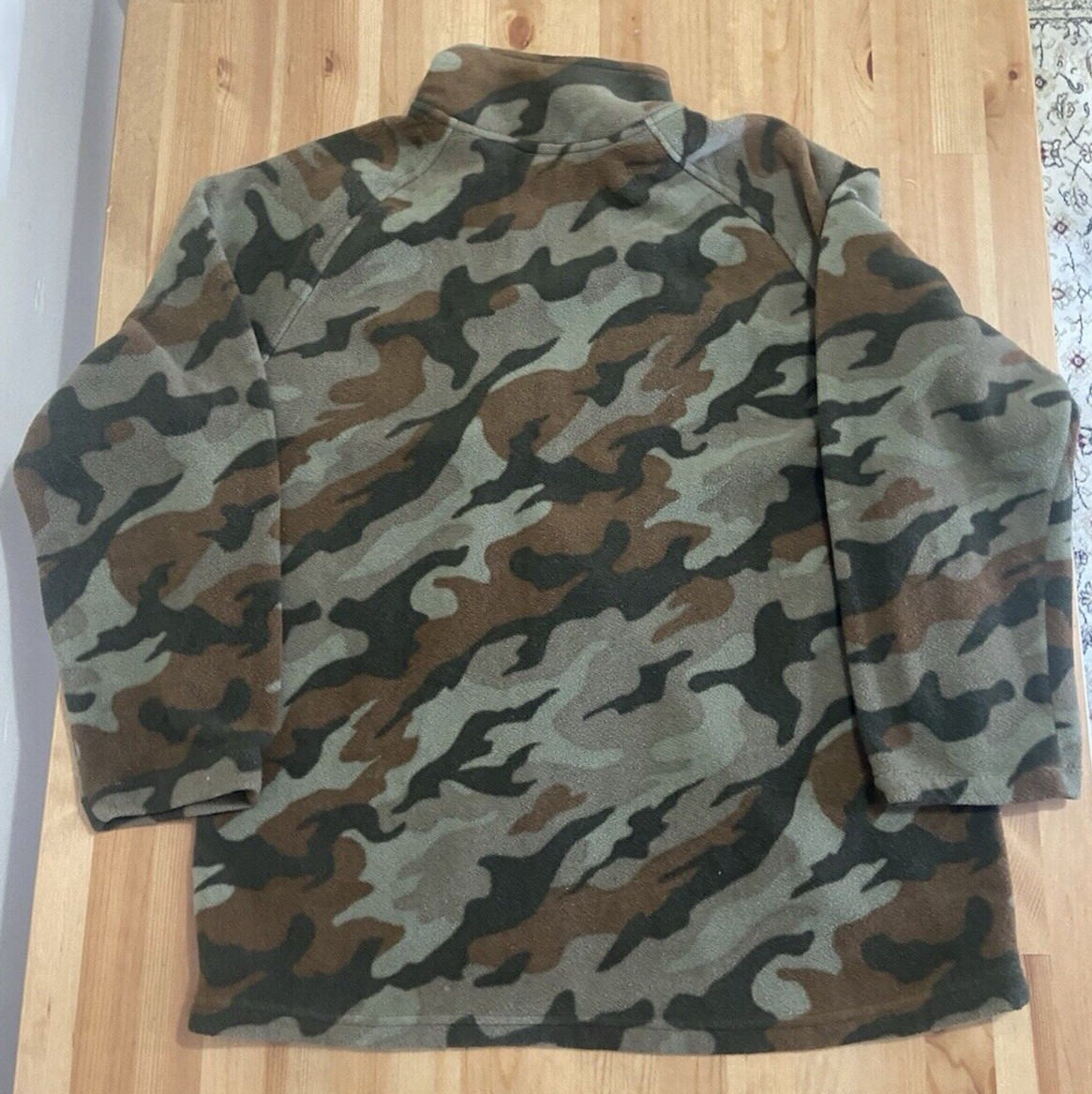 Vintage Starter 1/4 Zip Fleece Camo Long-Sleeve Pullover Jacket gallery
